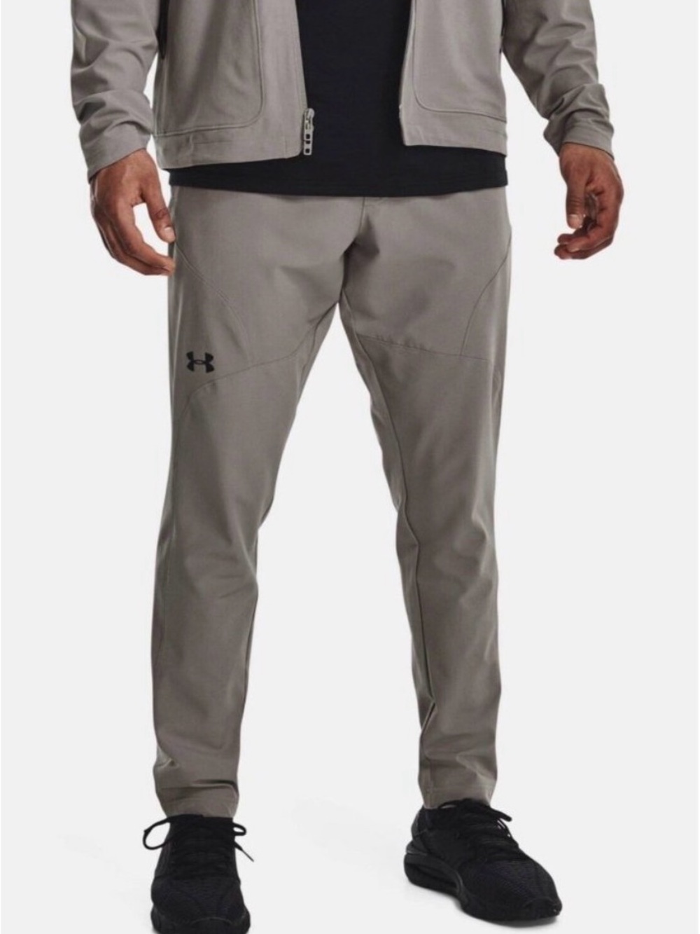 Under Armour Men's Taupe/Gray Tech Jogger Pants